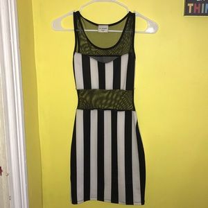 Black & White Stripped Dress